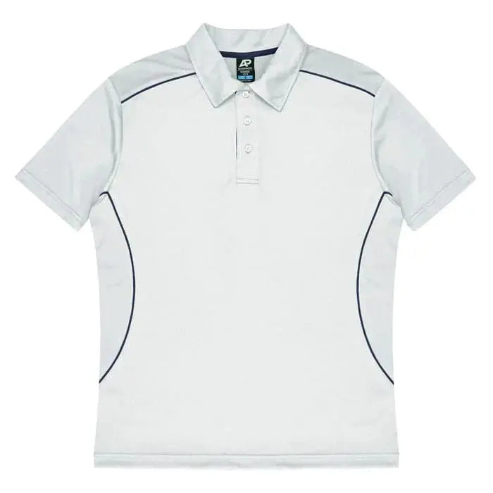 Aussie Pacific Kuranda Men's Polo Shirt 1323  Aussie Pacific WHITE/NAVY S